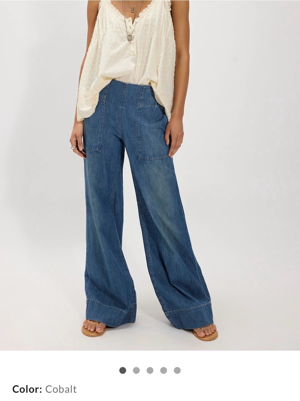 We The Free Breezy Denim Pull-on Jeans